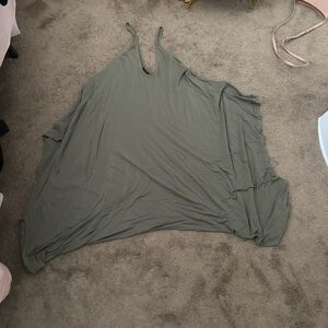 Olive Green Halter Dress